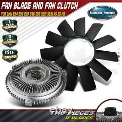 2x Engine Cooling Fan Blade & Fan Clutch for BMW E46 3 Series E39 525i 528i 530i