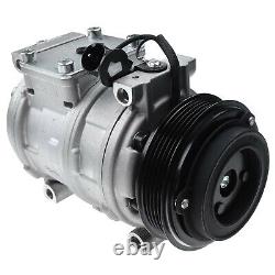 AC Compressor with Clutch for BMW 323i 325i 328i 525i 530i 740i 750iL 840Ci 850i