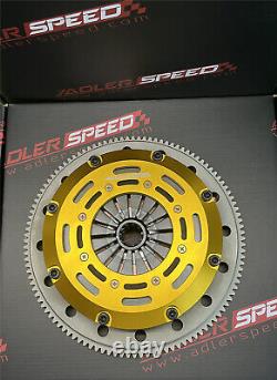 ADLERSPEED For BMW 325 328 525 528 M3 Z3 E34 E36 RACING CLUTCH TWIN DISC KIT