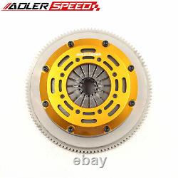 ADLERSPEED Race Clutch Twin Disc +Flywheel For BMW 325 328 525 528 M3 Z3 E34 E36