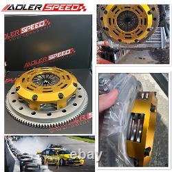ADLERSPEED Race Clutch Twin Disc Kit + Flywheel For BMW 323 325 328 E36 M50 M52