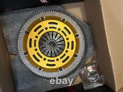 ADLERSPEED Race Twin Disc Clutch Kit For 04-05 BMW 325 330 530 X3 Z4 M54 6 Speed