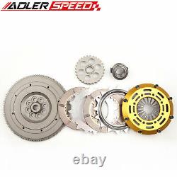 ADLERSPEED Race Twin Disc Clutch Kit For 04-05 BMW 325 330 530 X3 Z4 M54 6 Speed