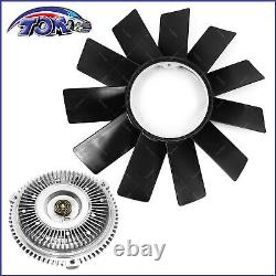 Cooling Fan Blade & Fan Clutch Kit For BMW E36 E46 E53 E34 E32 E39 323i 325i X5