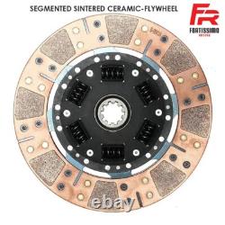 FR Stage 3 DF Fast REV Clutch Kit+Aluminum Flywheel For BMW E36 E39 M50 M52 S50