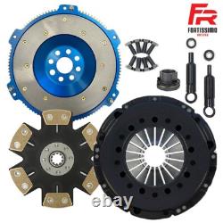 FR Stage 5 Race Clutch Kit+Aluminum Flywheel For BMW E36 E34 E39 M50 M52 S50 S52