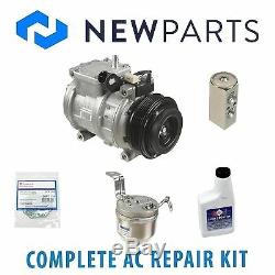 For BMW E36 M3 1995 Complete AC A/C Repair Kit with NEW Compressor & Clutch