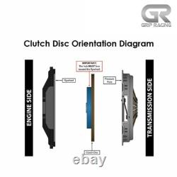 GR Stage 2 Clutch Kit and Flywheel Fits BMW 92-99 323 325 328 E36 2.5L 2.8L 6Cyl