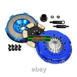 Pi Stage 4 Clutch Kit & 10.4 Lbs Aluminum Flywheel 92-98 Bmw 325 328 E36 M50 M52