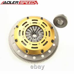Race Clutch Twin Disc Kit & Flywheel For BMW 323 325 328 E36 M50 M52 Medium WT