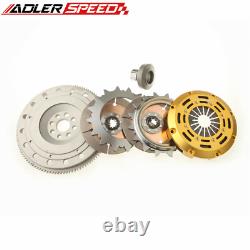 Race Clutch Twin Disc Kit & Flywheel For BMW 323 325 328 E36 M50 M52 Medium WT