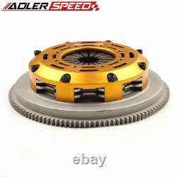 Racing Twin Disc Clutch + Flywheel Kit For 01-06 BMW M3 E46 S54 6-SPEED Standard