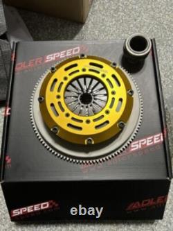 Racing Twin Disc Clutch + Flywheel Kit For 01-06 BMW M3 E46 S54 6-SPEED Standard