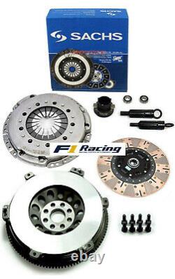SACHS-FX DUAL FRICTION CLUTCH KIT + RACING FLYWHEEL FOR 92-95 BMW 325 i is M50