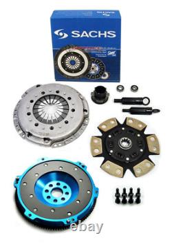 SACHS-FX STAGE 3 DISC CLUTCH KIT & ALUMINUM FLYWHEEL FOR 92-95 BMW 325 i is M50