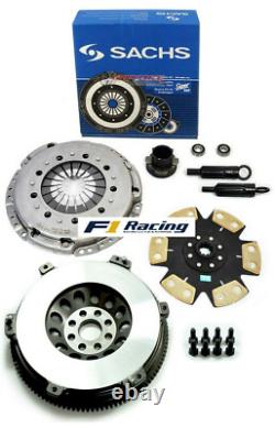 SACHS FX STAGE 4 DISC CLUTCH SET& CHROMOLY FLYWHEEL 92-95 BMW 325 i is M50 E36