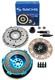 Sachs-fx Twin Friction Clutch Kit+aluminum Flywheel For 92-95 Bmw 325 I Is M50