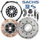 Sachs Stage 3 Dcf Clutch Kit & Solid Flywheel Fits 92-98 Bmw 325 328 E36 M50 M52