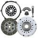 Stage 2 Clutch Kit+solid Flywheel Fits 92-99 Bmw 323 325 328 E36 2.5l 2.8l 6cyl